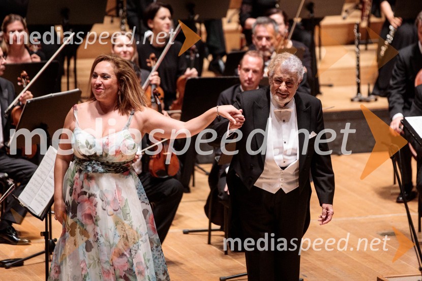  María José Siri, sopran;  Plácido Domingo, tenoristNoche española, koncert Plácida Dominga, Festival Ljubljana 2022