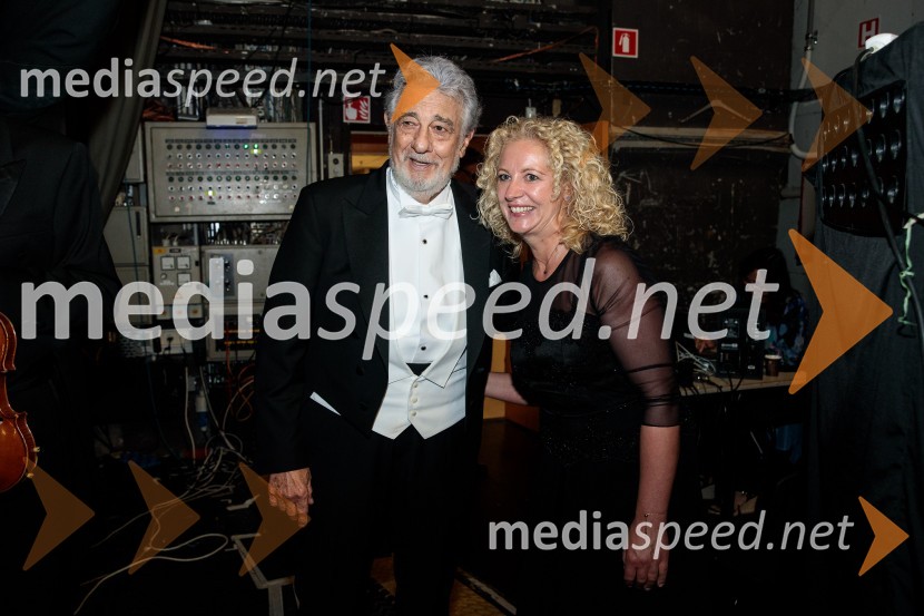  Plácido Domingo, tenorist;  ... Noche española, koncert Plácida Dominga, Festival Ljubljana 2022