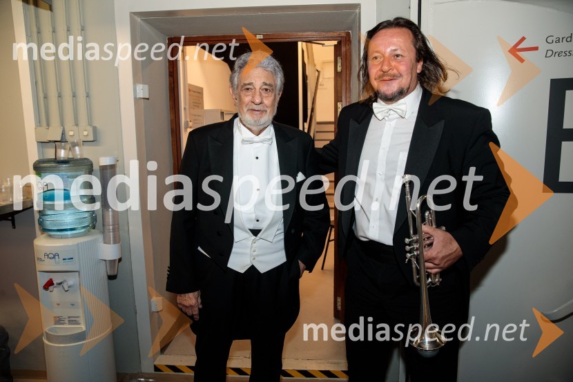  Plácido Domingo, tenorist;  ... Noche española, koncert Plácida Dominga, Festival Ljubljana 2022
