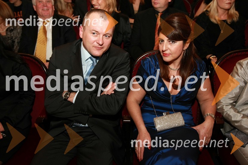 Franc Kangler, župan Maribora in Naj Politik po mnenju novinarjev in Mariborčanov in Suzana Pirtovšek, direktorica Založbe KapitalNaj Mariborčan 2008