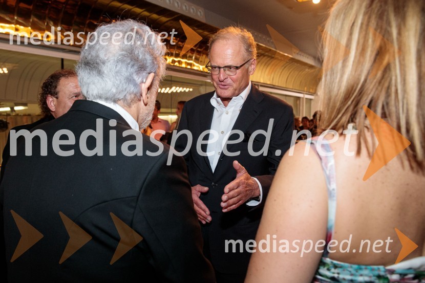  Plácido Domingo, tenorist;  Janez  Škrabec, direktor Riko d.o.o.Noche española, koncert Plácida Dominga, Festival Ljubljana 2022