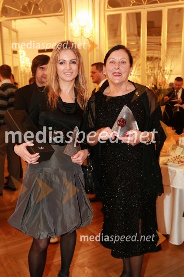 Lidija Šestak Zorič, predsednica društva Sonček in dobitnica nagrade Naj dobrodelnost 2008 in prof. Dunja Bezjak, članica ženskega društva S.I.L.A. in dobitnica nagrade Naj dobrotnik 2008
 
Naj Mariborčan 2008