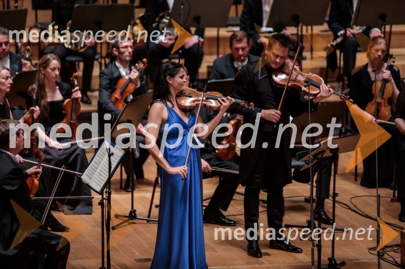  Lana Trotovšek, violinistka;  Maxim Rysanov, violistLondonski kraljevi filharmonični orkester, Festival Ljubljana 2022