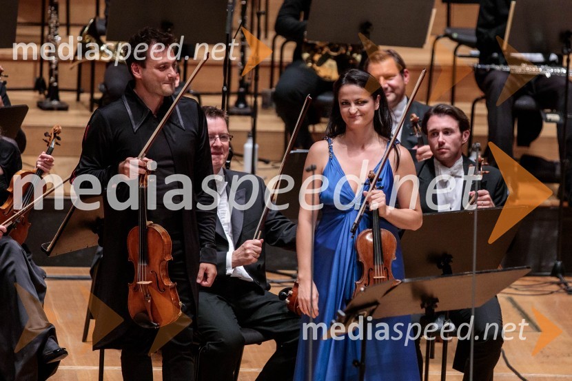  Maxim Rysanov, violist;  Lana Trotovšek, violinistkaLondonski kraljevi filharmonični orkester, Festival Ljubljana 2022