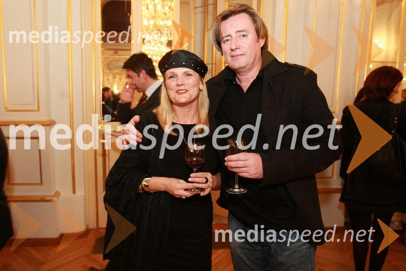 Karmina Šilec, zborovodkinja in Naj Kulturnik po njenju Mariborčanov in Vladimir Rukavina Gogo, direktor Narodnega doma MariborNaj Mariborčan 2008