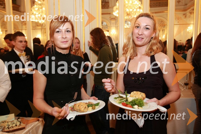Barbara Herjavec, novinarka revije Kapital in Špela Štamol, novinarka revije MariborčanNaj Mariborčan 2008