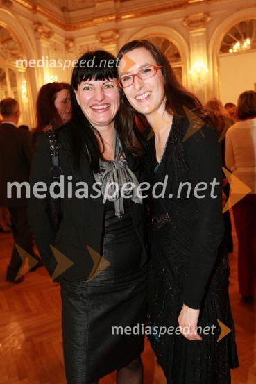 Mag. Helena Cvikl, direktorica Višje strokovne šole za gostinstvo in turizem v Mariboru in Tina Princ, urednica kulturnega uredništva RTSNaj Mariborčan 2008