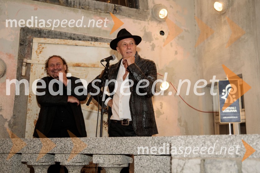  Darko  Brlek, direktor in umetniški vodja, Festival Ljubljana;  Vlado Kreslin, glasbenikVlado Kreslin z gosti na Festivalu Ljubljana 2022