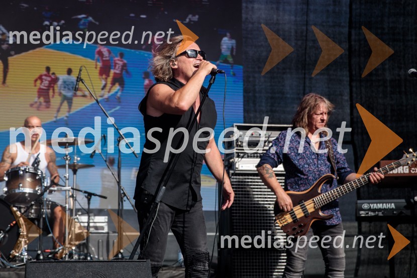  Matjaž Jelen, pevec, skupina Šank Rock;  Cveto Polak, skupina Šank RockSlovenci v četrtfinalu svetovnega prvenstva v odbojki 2022