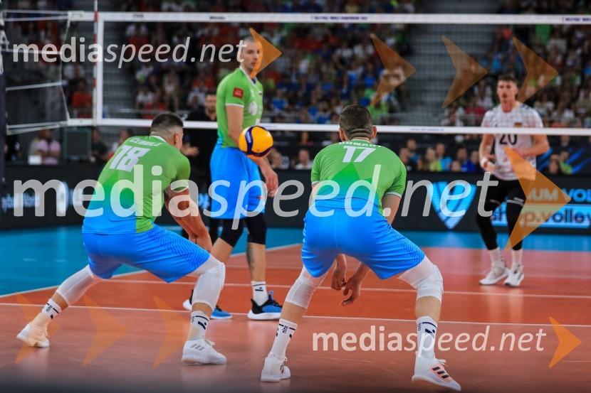  Klemen Čebulj, odbojkar;  Alen  Pajenk  , odbojkar;  Tine  Urnaut, kapetan slovenske odbojkarske reprezentanceSlovenci v četrtfinalu svetovnega prvenstva v odbojki 2022