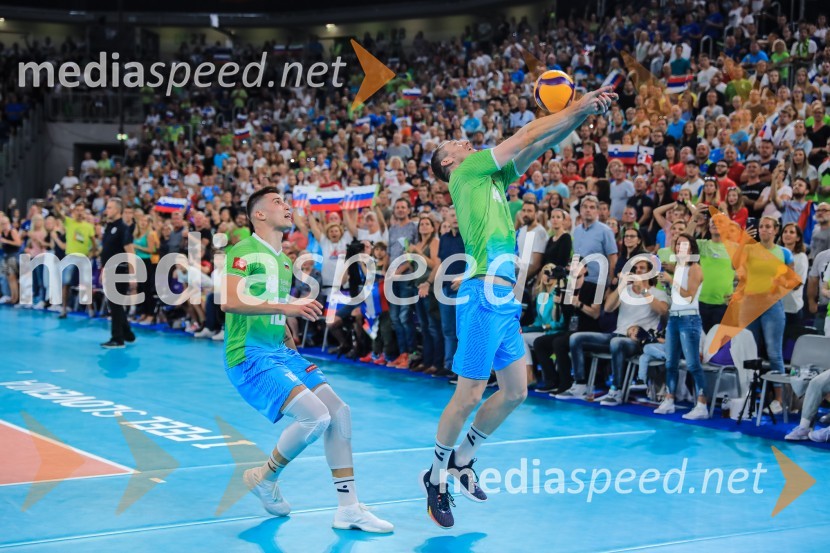  Klemen Čebulj, odbojkar;  Tonček  Štern, odbojkarSlovenci v četrtfinalu svetovnega prvenstva v odbojki 2022