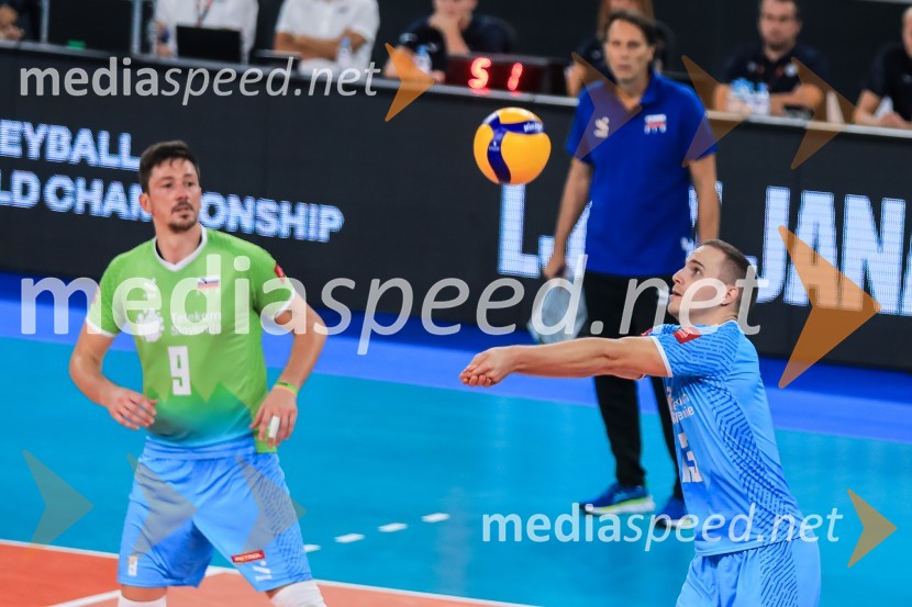  Dejan  Vinčić, odbojkar;  Jani Kovačič, odbojkarSlovenci v četrtfinalu svetovnega prvenstva v odbojki 2022