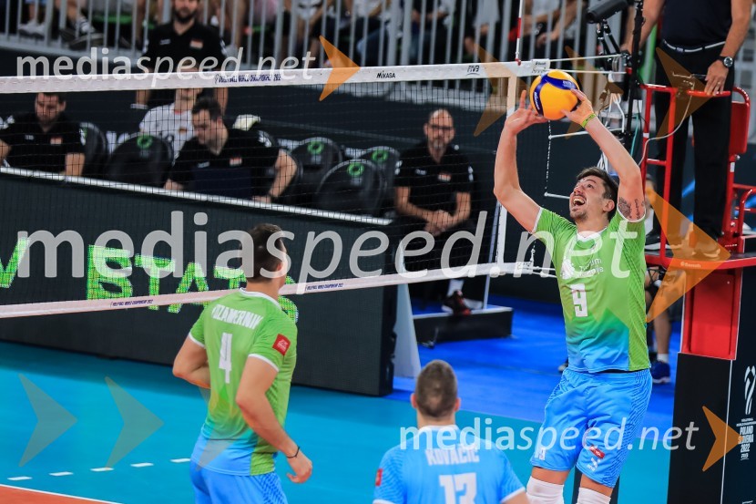  Jan  Kozamernik, odbojkar;  Dejan  Vinčić, odbojkar;  Jani Kovačič, odbojkarSlovenci v četrtfinalu svetovnega prvenstva v odbojki 2022