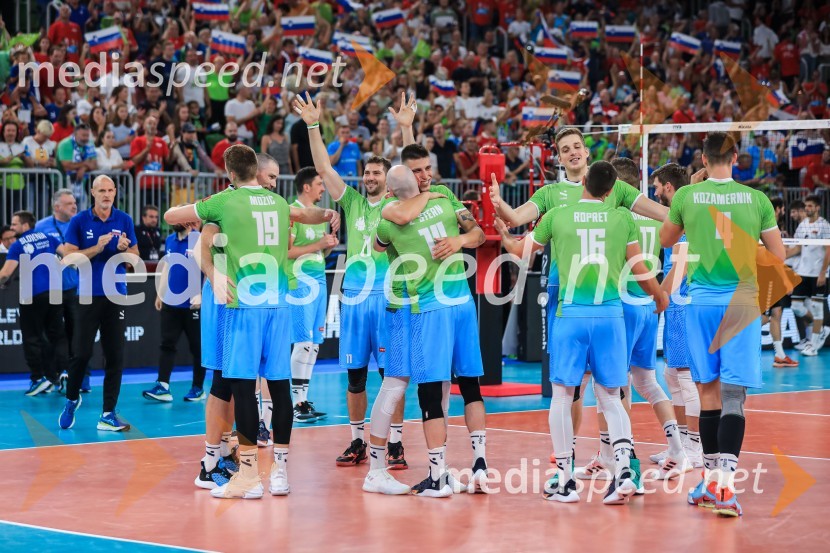 Slovenci v četrtfinalu svetovnega prvenstva v odbojki 2022