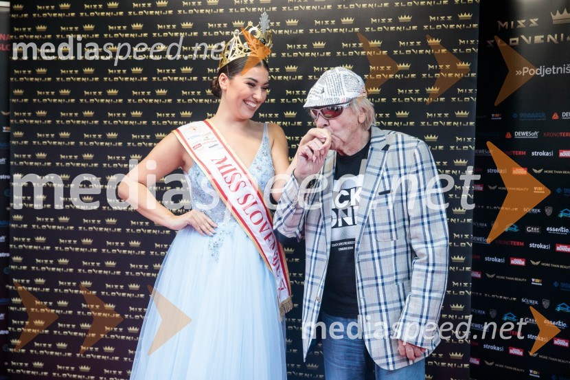  Maja Čolić, Miss Slovenije 2020/21;  Tone Fornezzi - Tof, novinarMiss Slovenije 2022 je Ljubljančanka Vida Milivojša