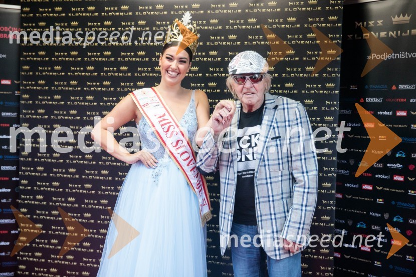  Maja Čolić, Miss Slovenije 2020/21;  Tone Fornezzi - Tof, novinarMiss Slovenije 2022 je Ljubljančanka Vida Milivojša