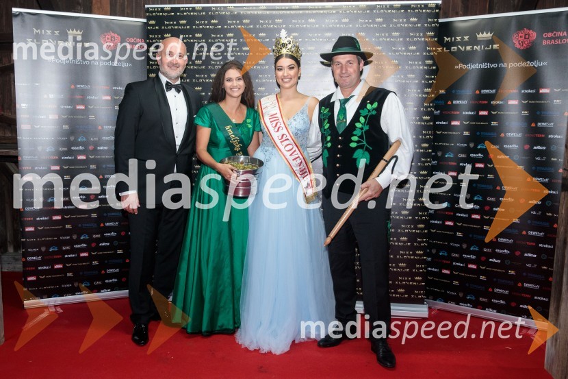  Tomaž Žohar, župan občine Braslovče;  ... ;  Maja Čolić, Miss Slovenije 2020/21;  ... Miss Slovenije 2022 je Ljubljančanka Vida Milivojša