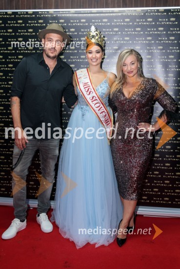  Boštjan Čukur, raper, 6 Pack Čukur;  Maja Čolić, Miss Slovenije 2020/21;  Nika  Čukur,  ShowRoom eventsMiss Slovenije 2022 je Ljubljančanka Vida Milivojša