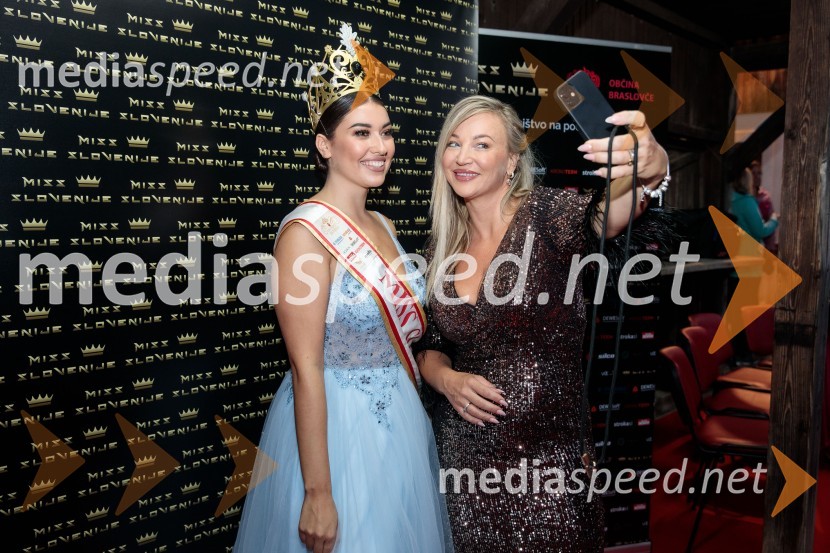  Maja Čolić, Miss Slovenije 2020/21;  Nika  Čukur,  ShowRoom eventsMiss Slovenije 2022 je Ljubljančanka Vida Milivojša
