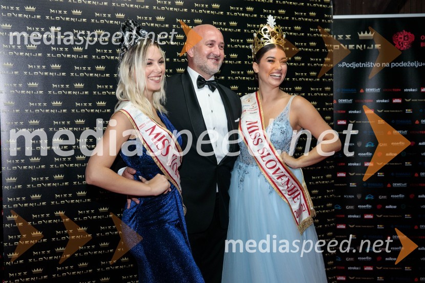 Lara  Kalanj, Miss Slovenije 2018;  Tomaž Žohar, župan občine Braslovče;  Maja Čolić, Miss Slovenije 2020/21Miss Slovenije 2022 je Ljubljančanka Vida Milivojša