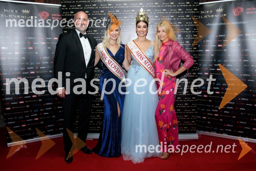  Tomaž Žohar, župan občine Braslovče;  Lara  Kalanj, Miss Slovenije 2018;  Maja Čolić, Miss Slovenije 2020/21;  Jelka Verk, organizatorka, podjetnica, lastnica licence Miss SlovenijeMiss Slovenije 2022 je Ljubljančanka Vida Milivojša