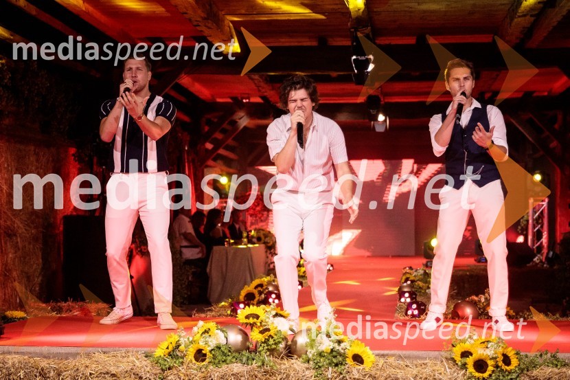  Luka  Cvetičanin, Booom;  Patrik Mrak, Booom;  Matevž Derenda, BooomMiss Slovenije 2022 je Ljubljančanka Vida Milivojša