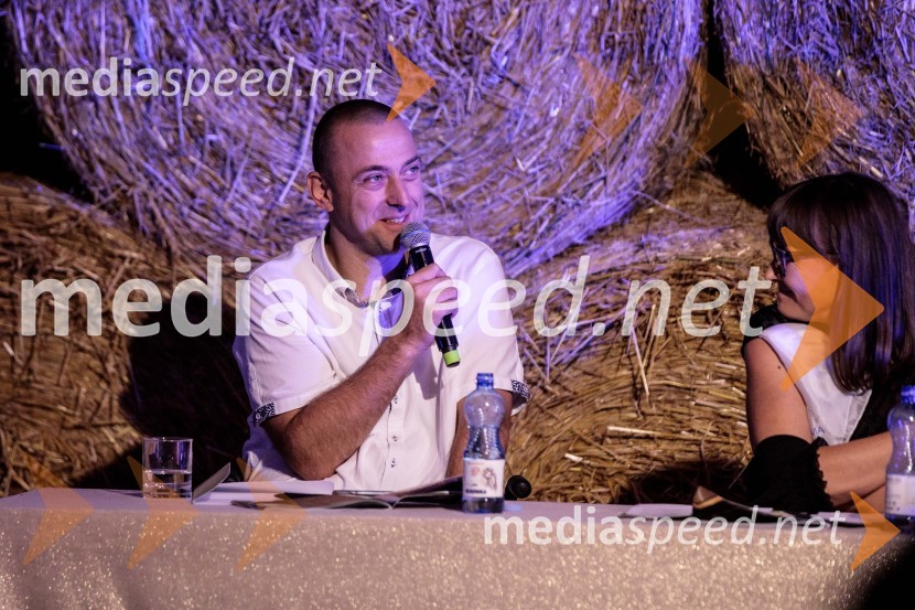  Bogdan Kronovšek, direktor Termo-tehnika d.o.o. ;  Mojca Šimnic Šolinc, direktorica TosamaMiss Slovenije 2022 je Ljubljančanka Vida Milivojša