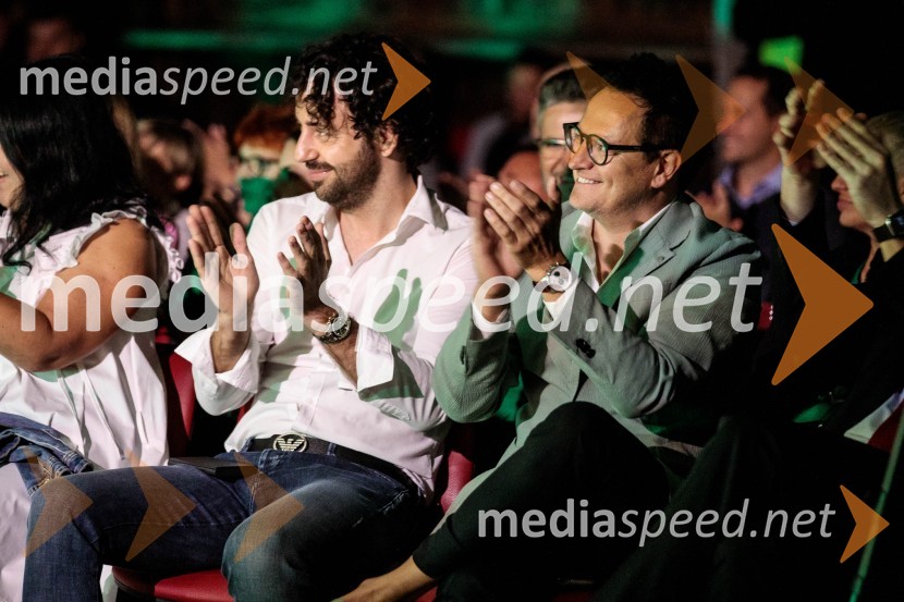  ... ;  Dejan Tamše, direktor festivala BUMfest, organizator dogodkov, tolkalecMiss Slovenije 2022 je Ljubljančanka Vida Milivojša