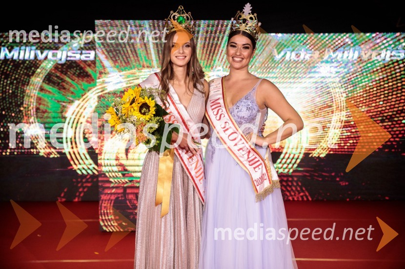  Vida Milvojša, Miss Slovenije 2022;  Maja Čolić, Miss Slovenije 2020/21Miss Slovenije 2022 je Ljubljančanka Vida Milivojša