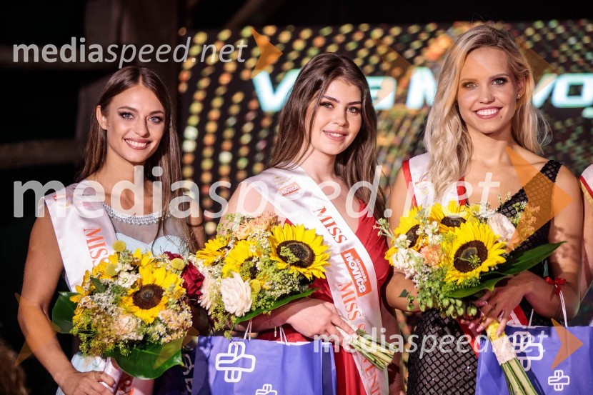  Urška Koštrun, finalistka Miss Slovenije 2022;  Anja  Korenč, Miss Slovenskih novic 2022;  Hana Klaut, 1. spremljevalka Miss Slovenije 2022Miss Slovenije 2022 je Ljubljančanka Vida Milivojša