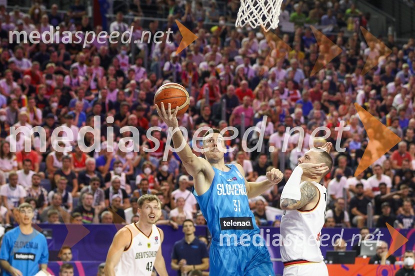  Vlatko Čančar, košarkar;  ... Evropsko prvenstvo v košarki 2022, Slovenija - Nemčija