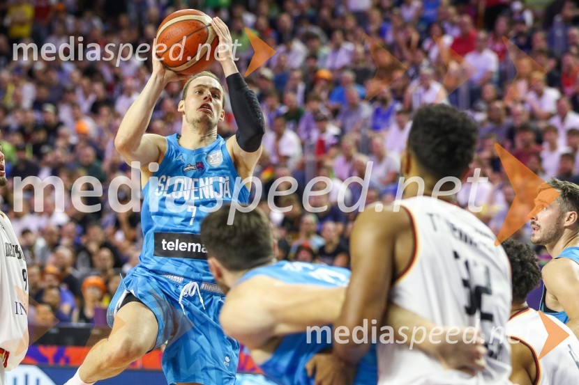  Klemen Prepelič, košarkarEvropsko prvenstvo v košarki 2022, Slovenija - Nemčija