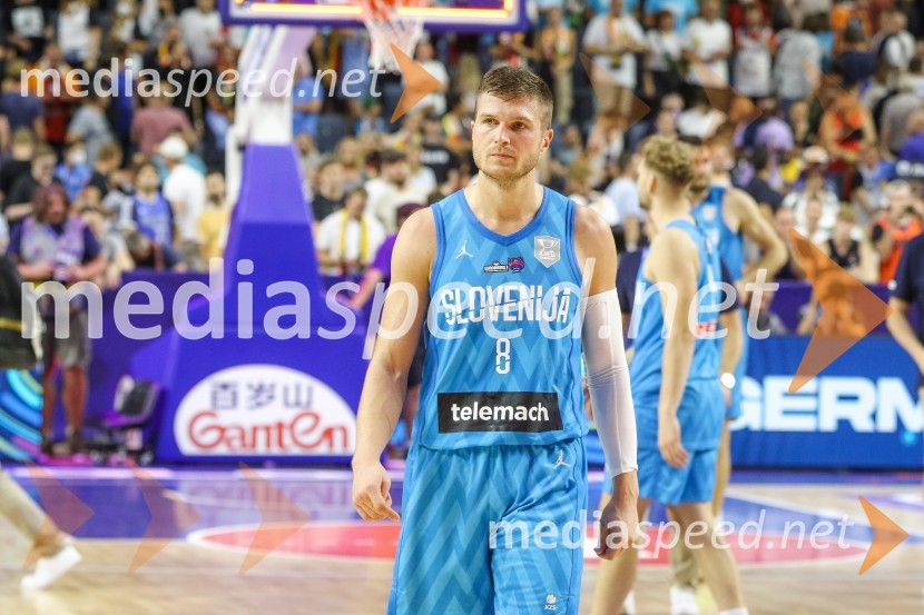  Edo Murić, košarkarEvropsko prvenstvo v košarki 2022, Slovenija - Nemčija