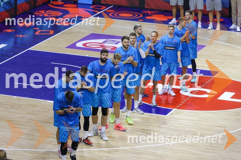  Vlatko Čančar, košarkar;  Luka  Dončić, košarkar;  Zoran Dragić, košarkar;  Žiga Dimec, košarkar;  Jaka Blažič, košarkar;  Mike Tobey, košarkar;  Aleksej  Nikolić, košarkar;  Edo Murić, košarkar;  Klemen Prepelič, košarkar;  Luka Rupnik, košarkar;  Žiga Samar, košarkar;  Goran Dragić, košarkarEvropsko prvenstvo v košarki 2022, Slovenija - Nemčija