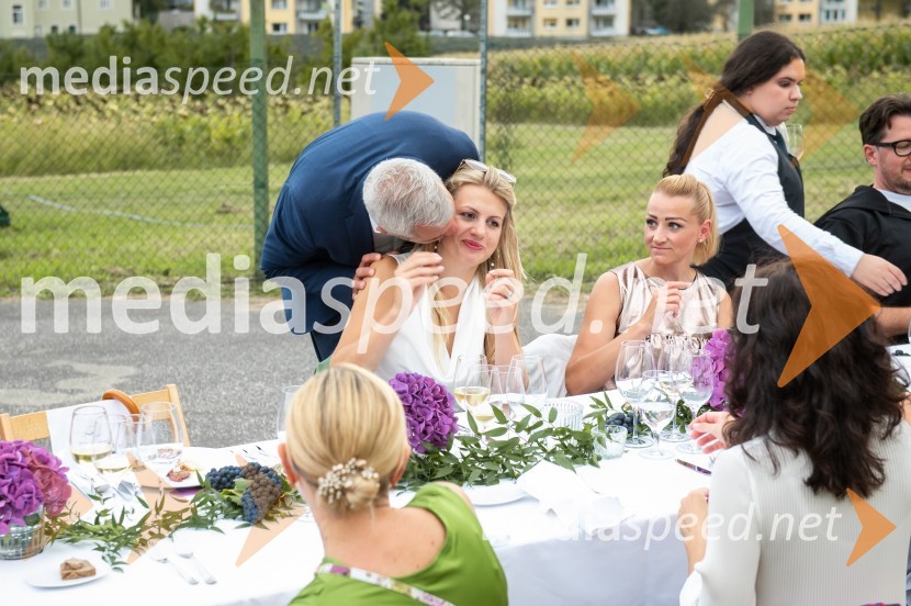  Aleksander Saša Arsenovič, župan, Mestna občina Maribor;  Katja Arsenovič, direktorica Rožmarin Hospitality GroupŽametna večerja tokrat prvič v Mariboru