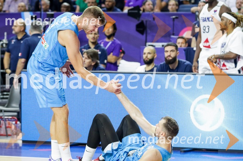  Edo Murić, košarkar;  Goran Dragić, košarkarSlovenija na po epski predstavi Dončića zasenčila Francoze
