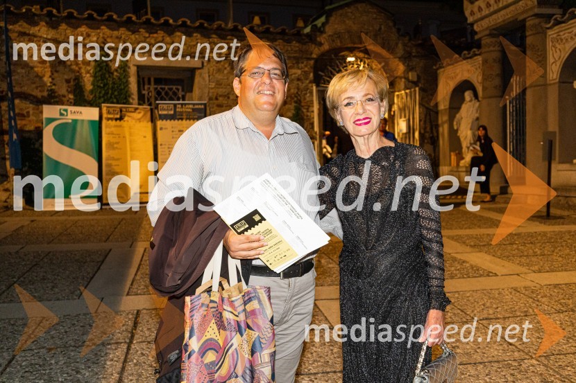  Alan Premerl, turistični vodič;  Metka  Premerl, slavistkaJubilejni gala koncert Slovenskega okteta, Festival Ljubljana 2022