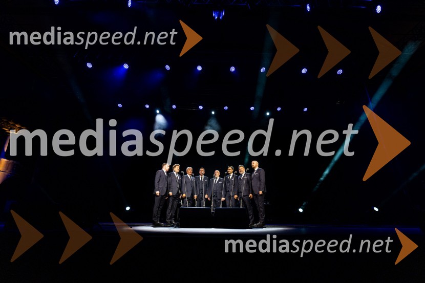  Darko Vidic, bariton, Slovenski oktet;  Andrej Oder, 1. tenor, Slovenski oktet;   Matej  Voje, bas, Slovenski oktet;  Janez Triler, 2. tenor, Slovenski oktet;  Jože Vidic, operni pevec, bariton, Slovenski oktet;  Janko  Volčanšek, bas, Slovenski oktet;  David Jagodic, tenorist, Slovenski oktetJubilejni gala koncert Slovenskega okteta, Festival Ljubljana 2022