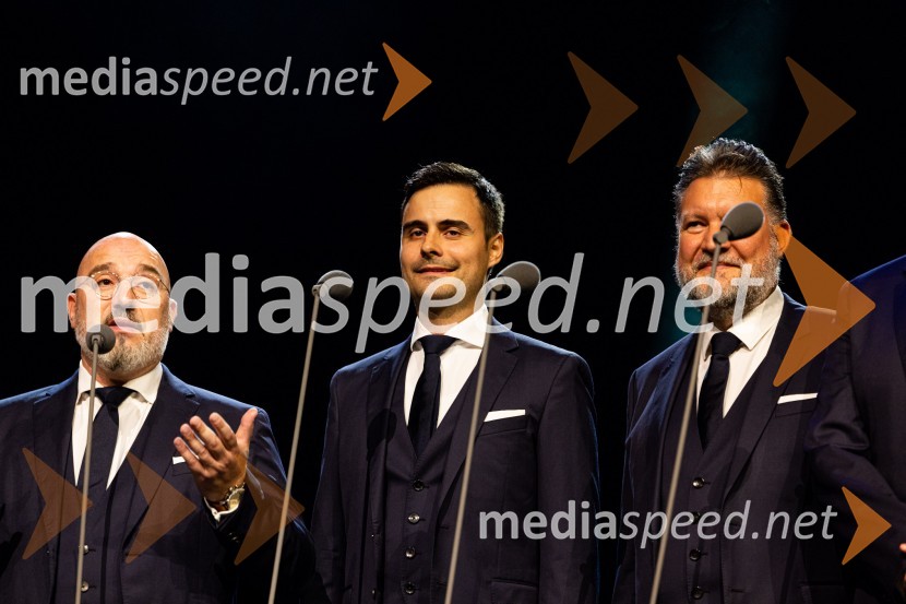  Jože Vidic, operni pevec, bariton, Slovenski oktet;  Rok Ferenčak, 1. tenor, Slovenski oktet;  Janko  Volčanšek, bas, Slovenski oktetJubilejni gala koncert Slovenskega okteta, Festival Ljubljana 2022