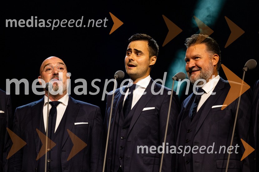  Jože Vidic, operni pevec, bariton, Slovenski oktet;  Rok Ferenčak, 1. tenor, Slovenski oktet;  Janko  Volčanšek, bas, Slovenski oktetJubilejni gala koncert Slovenskega okteta, Festival Ljubljana 2022