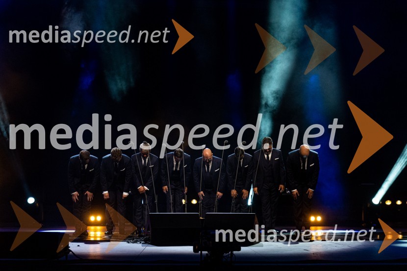  Darko Vidic, bariton, Slovenski oktet;  Andrej Oder, 1. tenor, Slovenski oktet;   Matej  Voje, bas, Slovenski oktet;  Janez Triler, 2. tenor, Slovenski oktet;  Jože Vidic, operni pevec, bariton, Slovenski oktet;  Rok Ferenčak, 1. tenor, Slovenski oktet;  Janko  Volčanšek, bas, Slovenski oktet;  David Jagodic, tenorist, Slovenski oktetJubilejni gala koncert Slovenskega okteta, Festival Ljubljana 2022