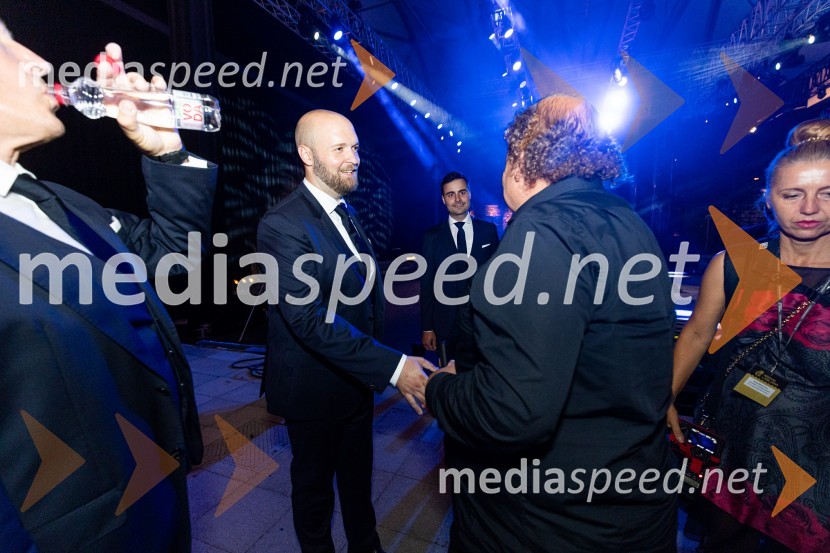  David Jagodic, tenorist, Slovenski oktet;  Darko  Brlek, direktor in umetniški vodja, Festival LjubljanaJubilejni gala koncert Slovenskega okteta, Festival Ljubljana 2022