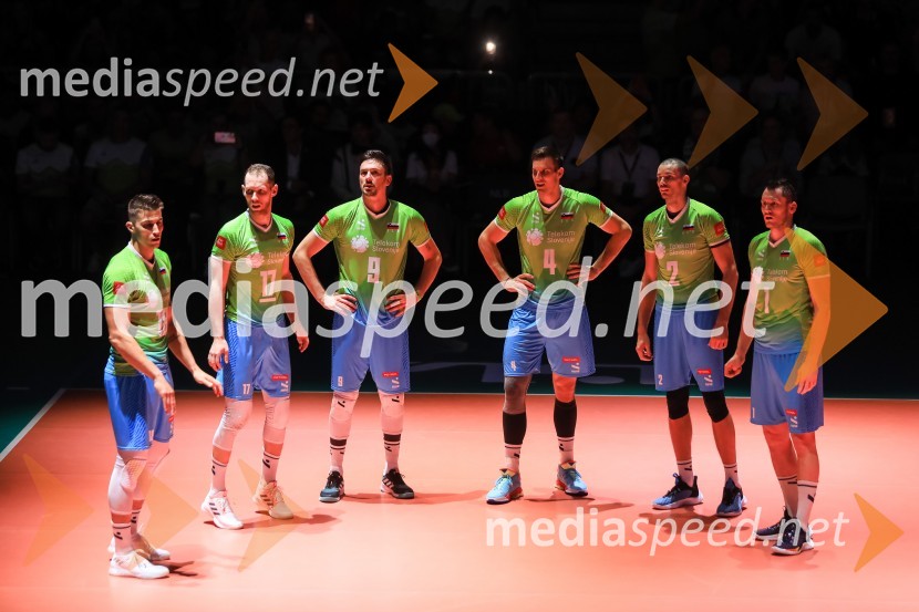  Klemen Čebulj, odbojkar;  Tine  Urnaut, kapetan slovenske odbojkarske reprezentance;  Dejan  Vinčić, odbojkar;  Jan  Kozamernik, odbojkar;  Alen  Pajenk  , odbojkar;  Tonček  Štern, odbojkarSlovenija prvič v zgodovini v polfinalu svetovnega prvenstva v odbojki