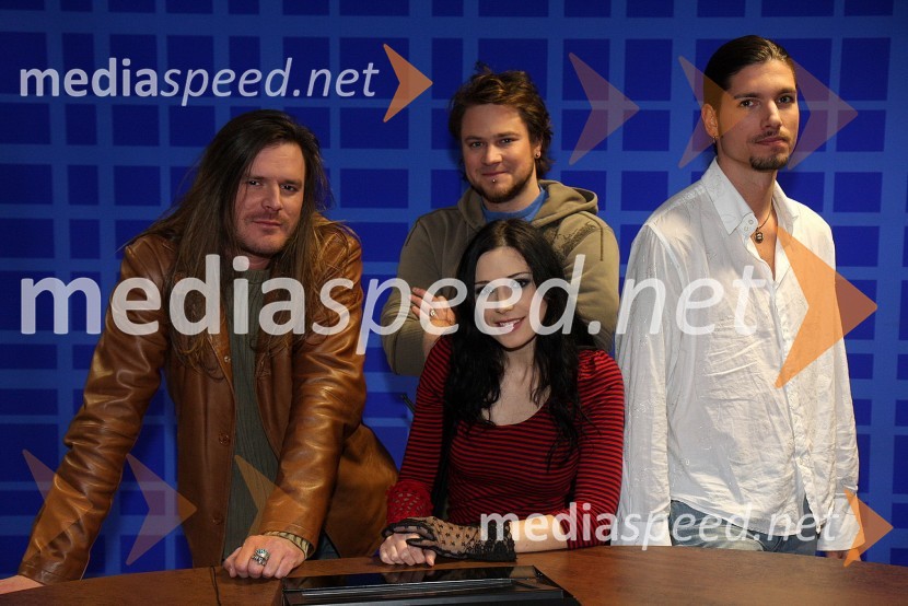 Skupina BillysiRdeča preproga s Sebastianom, snemanje oddaje na RTS