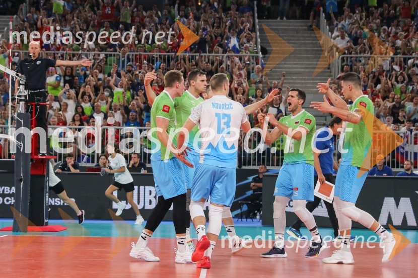  Rok  Možič, slovenski odbojkarski reprezentant ;  Jan  Kozamernik, odbojkar;  Jani Kovačič, odbojkar;  Gregor  Ropret, odbojkar;  Klemen Čebulj, odbojkarSlovenija prvič v zgodovini v polfinalu svetovnega prvenstva v odbojki