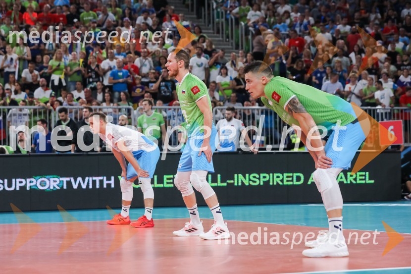  Jani Kovačič, odbojkar;  Tine Urnaut, odbojkar;  Klemen Čebulj, odbojkarSlovenija prvič v zgodovini v polfinalu svetovnega prvenstva v odbojki