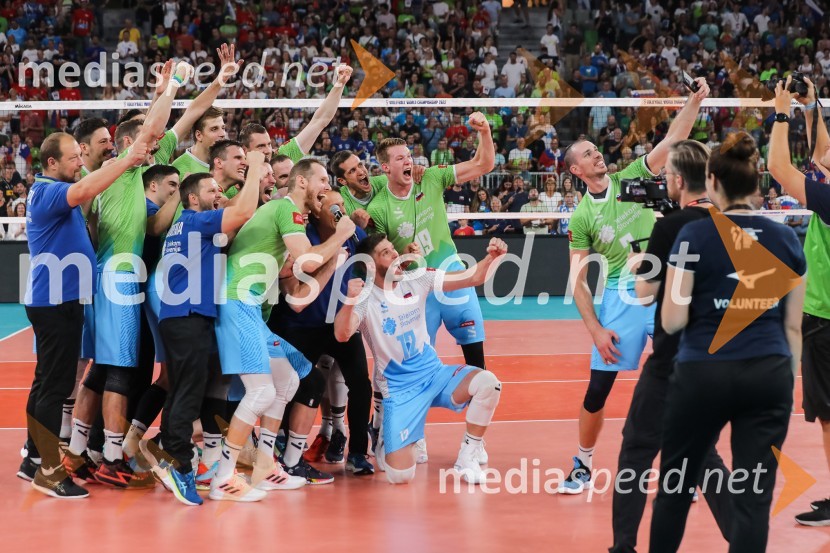 Slovenija prvič v zgodovini v polfinalu svetovnega prvenstva v odbojki