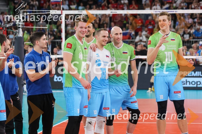  ... ;  Rok  Možič, slovenski odbojkarski reprezentant ;  Jani Kovačič, odbojkar;  Žiga  Štern, odbojkar;  Sašo  Štalekar, odbojkarSlovenija prvič v zgodovini v polfinalu svetovnega prvenstva v odbojki