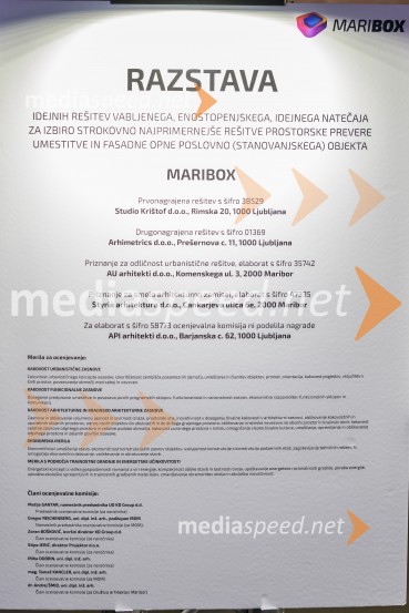 Predstavitev nagrajenih idejnih rešitev urbanističnega natečaja