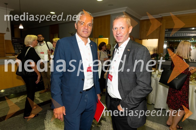  Aleksander Saša Arsenovič, župan, Mestna občina Maribor; mag. Dieter Hardt-Stremayr, direktor, Turizem Gradec in marketing mesta d.o.o.Mariborski turistični forum 2022